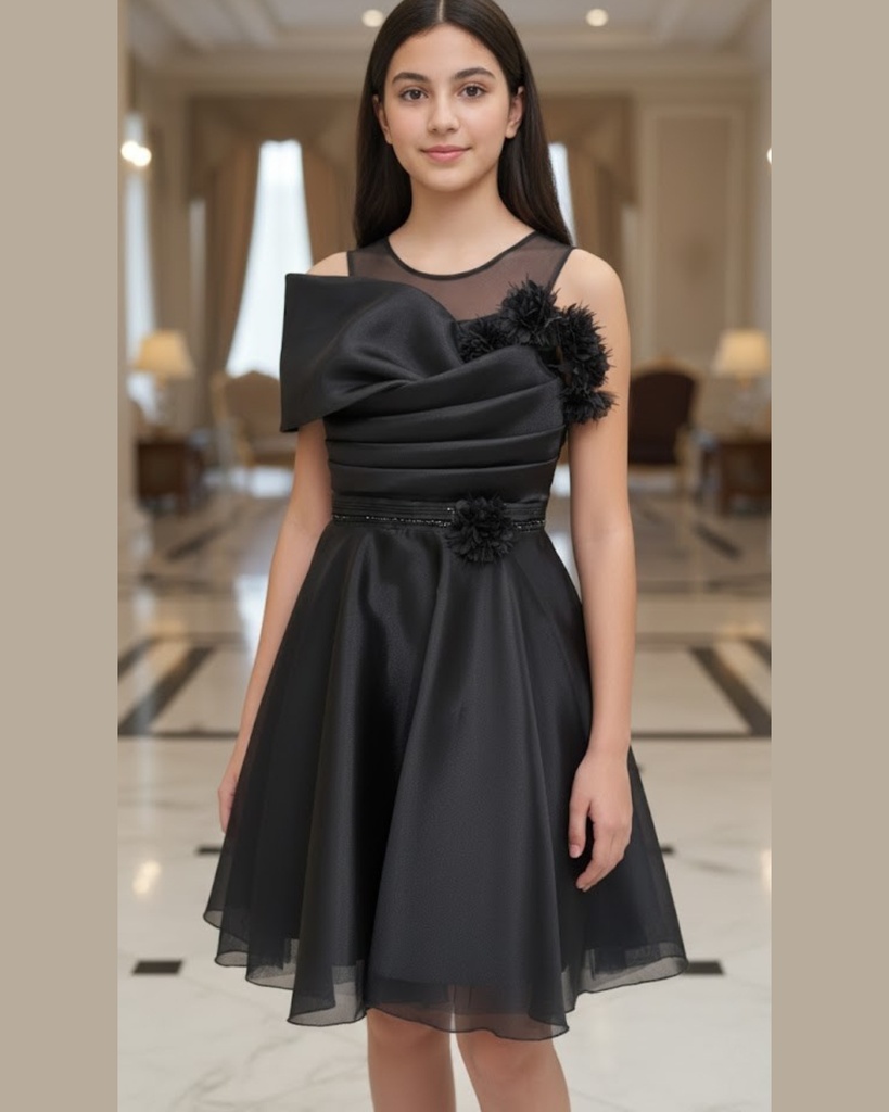 فستان شيفون قصير 9144