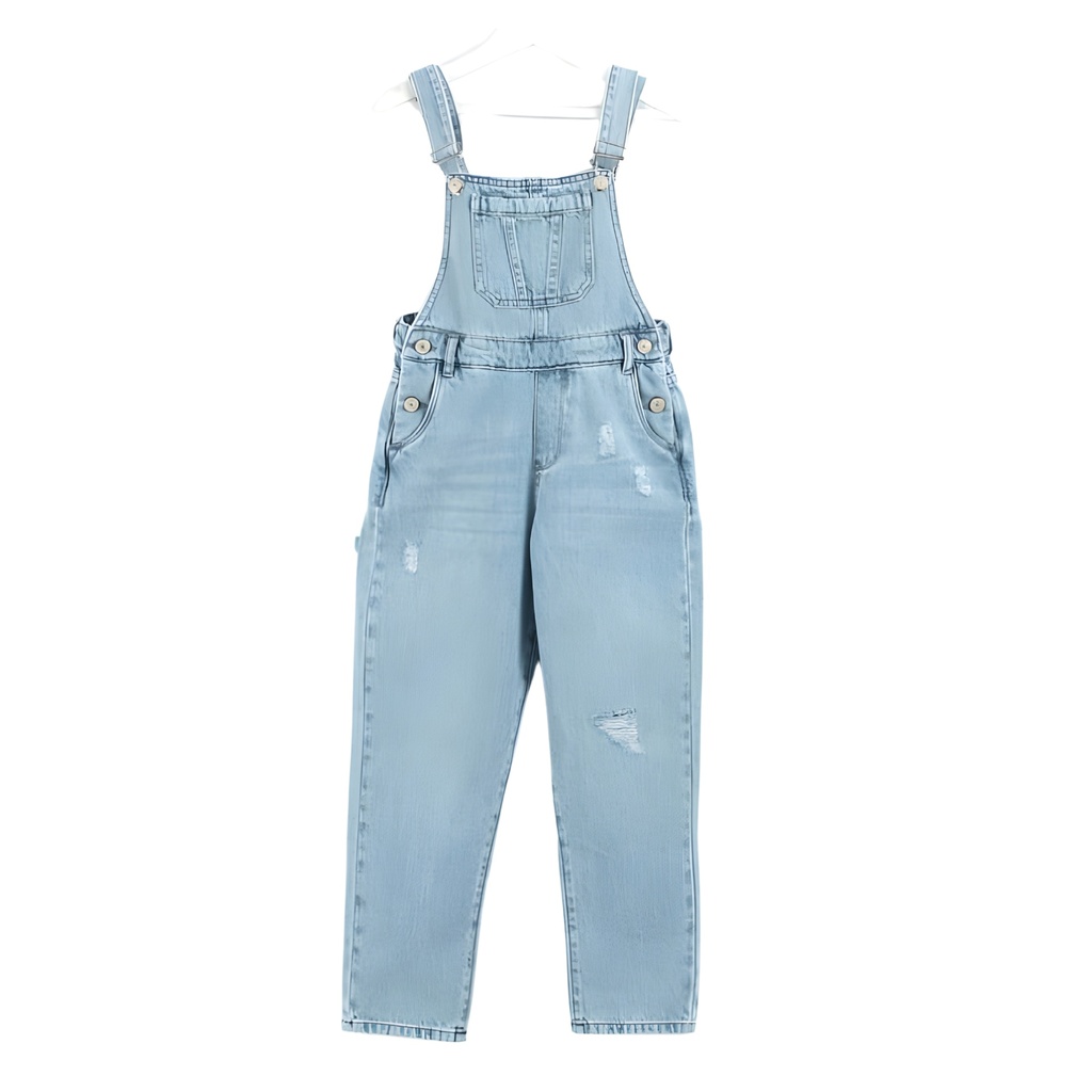 افرهول جينز ممزع فاتح unisex