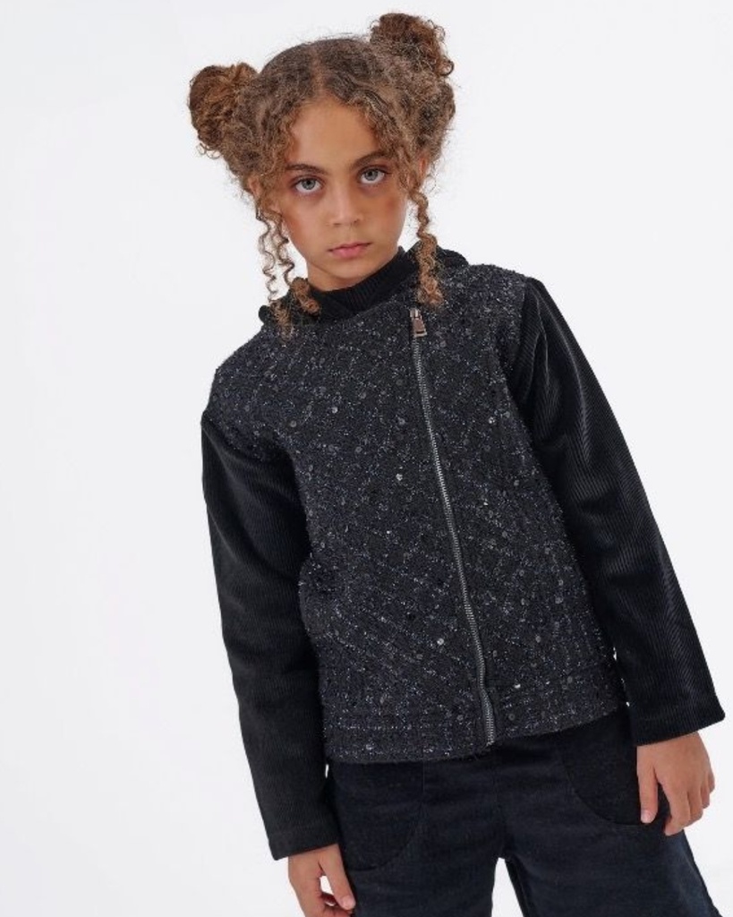 جاكيت جوخ ترتر مع كوردروي