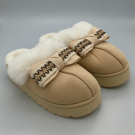 منطفلة بناتي فرو uggs تطريز b3-5
