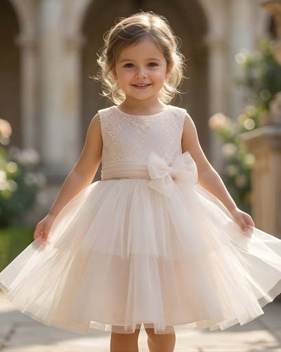 فستان بيبي تل جبير ببيونة 1402