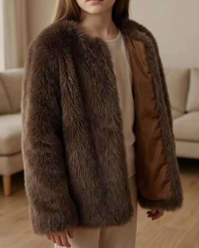 جاكيت فرو بناتي luxury