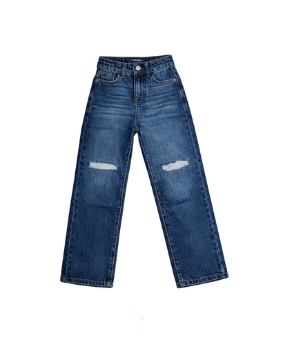 بنطلون جينز بناتي ممزع